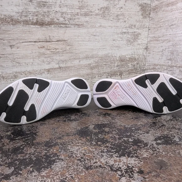 Womens Hoka One One Solimar Running Shoes Sz 6 D Wide Used Black Mesh - Picture 8 of 8